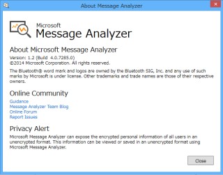 Microsoft、ネットワーク解析ツール「Microsoft Message Analyzer」v1.2を公開