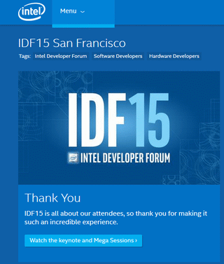 Intel Developer Forum 2015 San Francisco