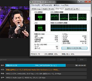 MPEG2もIntel Media SDK Hardwareエンコード有効に！