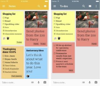 iOS版 Google Keep公開。カラフル付箋デザインのメモアプリ、ドライブ同期でウェブでも閲覧