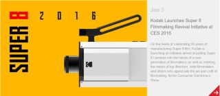 Kodak Launches Super 8 Filmmaking Revival Initiative at CES 2016