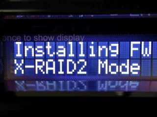 Installing FW, X-RAID2 Mode