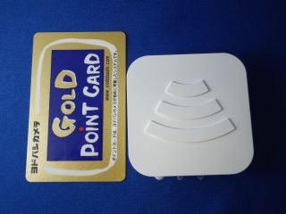 フットプリントはカードサイズ