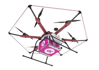 ドローン機体のCGイメージ