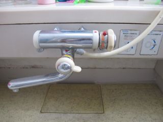 あまり見掛けないタイプのシャワー水栓