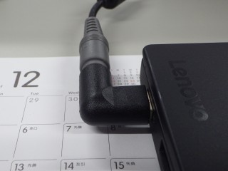 ThinkPad用L型変換コネクタ