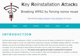 Key Reinstallation Attacks-Breaking WPA2 by forcing nonce reuse
