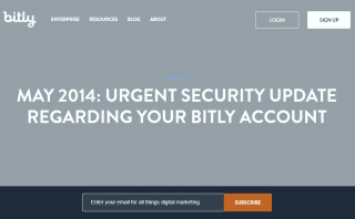 MAY 2014: URGENT SECURITY UPDATE REGARDING YOUR BITLY ACCOUNT