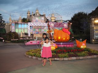 ハロウィン仕様のキティキャッスル