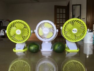 REMAXとpousutongとYoosionのUSB充電式ポータブルミニファン