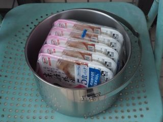 レトルトごはん5食分がすっぽり