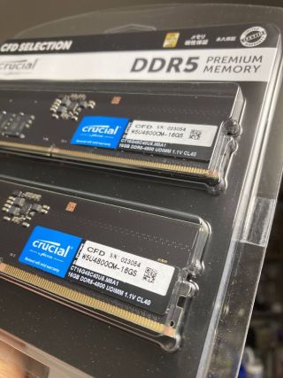 DDR5-4800 デスクトップ用 16GB×2枚組 W5U4800CM-16GS